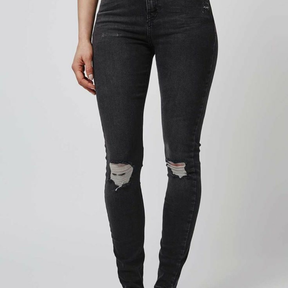 Topshop Jamie Jeans Ripped Skinny Jeans